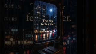 Still Awake? 🌧️ Rainy Train Window at Midnight | Relaxing Rain Sounds & Cozy Night Journey #shorts