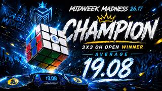 I Casually Dominated Once Again 🤫🤫 | Midweek Madness 26.17 3x3 OH