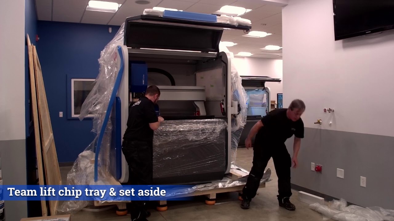 DATRON M8Cube Uncrating