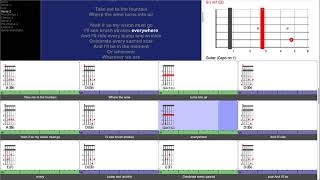 Brushstrokes – Beau Bow de Lune (play-along for guitar) screenshot 5