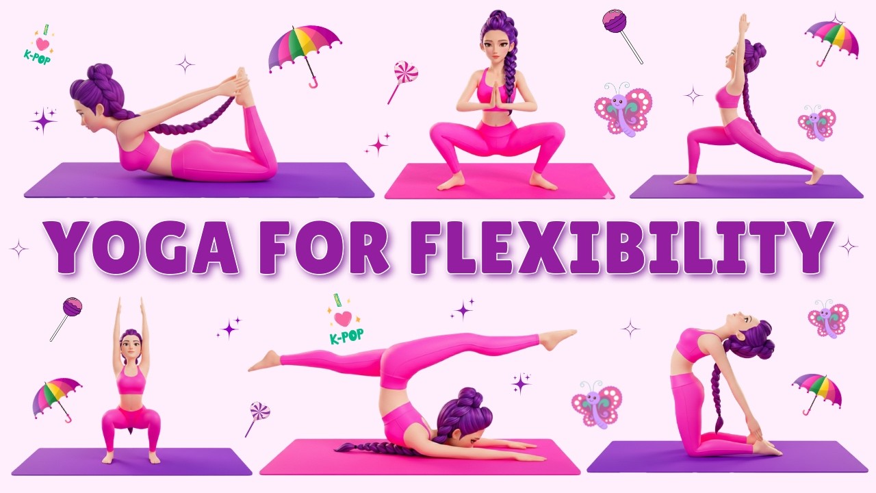 🧘♀️ Yoga for FLEXIBILITY 🌈 | 🧒 Yoga for Kids | 🌿 Yoga for Health | Autumn Yoga 🍂 | Tiny Yogis