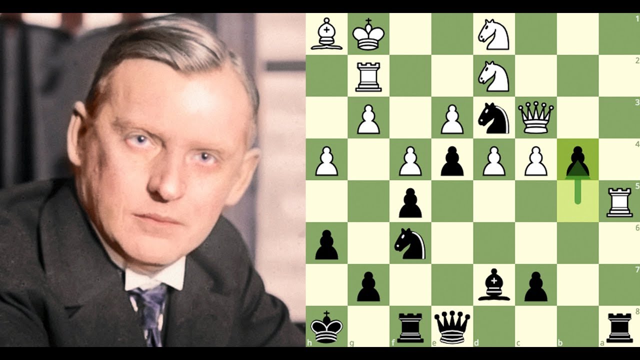 O canhão de Alekhine  Alekhine x Nimzowitsch (1930) 