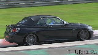 BMW 2-series F23 (M235i & 228i) Cabriolet spied testing on the Nürburgring!