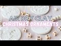 Air dry clay ornaments