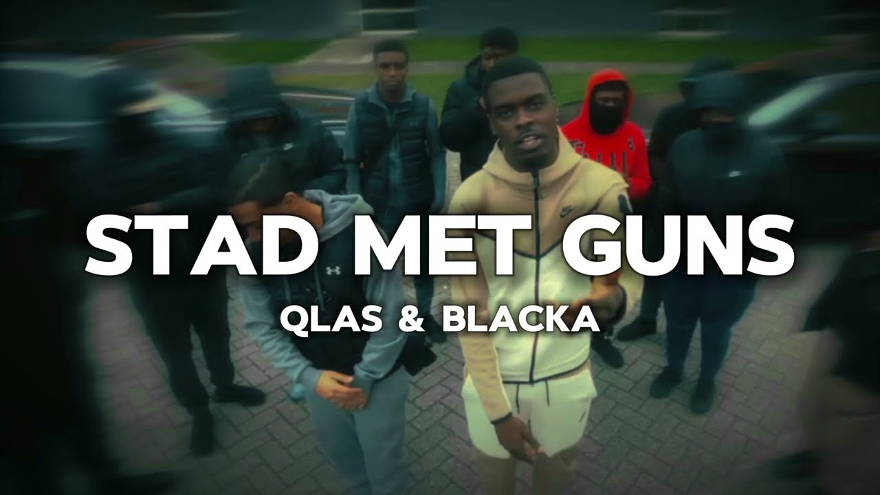 Qlas & Blacka - Stad met Guns (Mondkap)