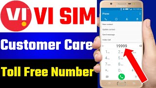 VI SIM Customer Care Number | Vi Customer Care Number Toll-free No. | VI Customer SE bat kaise kare