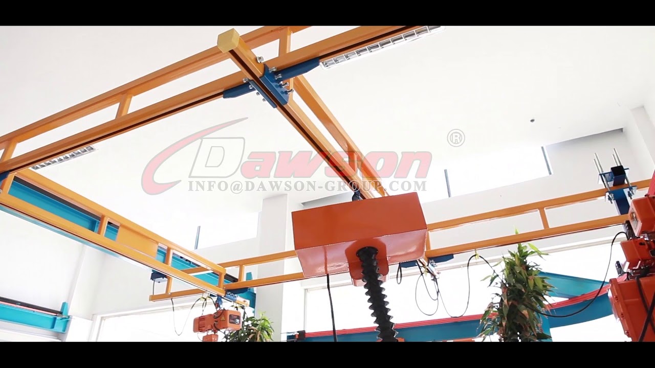 HOW TO USE DAWSON ELECTRIC CHAIN HOIST, ELECTRIC TROLLEY TYPE HOIST FOR CRANE LIFTING