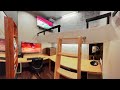 Staying at Japan's Amazing Capsule Loft Room | Customa Cafe Tokyo.