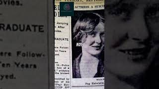 Holywood| Peg Entwistleın Gizemli Ölümü Psikolojinin Karanlık Yüzü