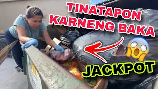 Dumpster diving Karne sa Basurahan Swerte si Inday Roning