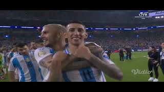 Argentina copa America 2024 prize giving ceremony🎖️🏆🏅