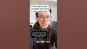 Rethink growth: Focus on your strengths, not your weaknesses. 💡