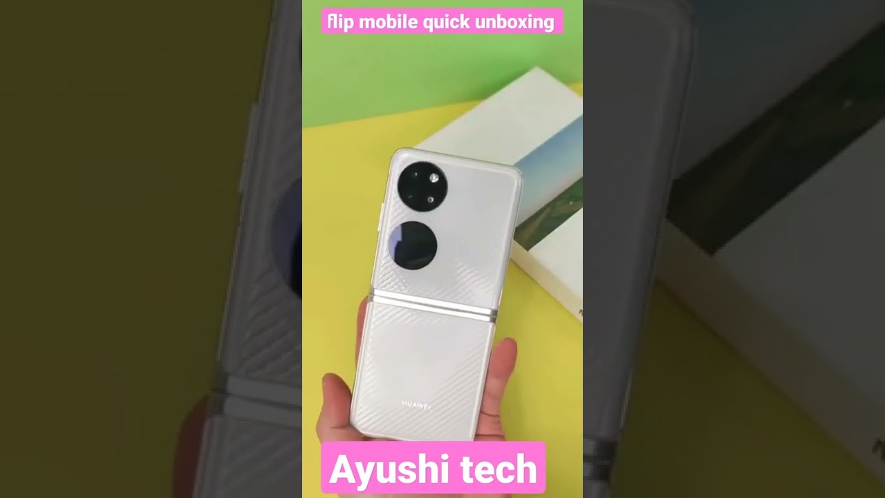Huawei flip phone quick unboxing | Huawei P50 pocket 