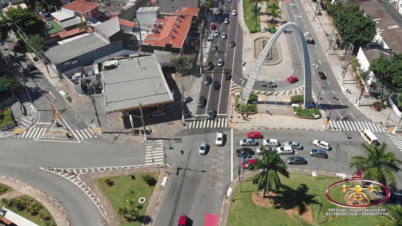 Osasco - São Paulo Brasil - Visto de Cima em 4K - Dji Mavic Air