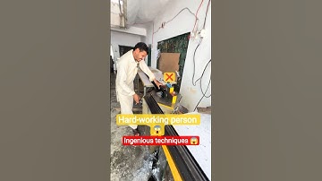 😱Fast and precise rebar cutting techniques with minimal tools Ingenious tricks to  tie steel bars