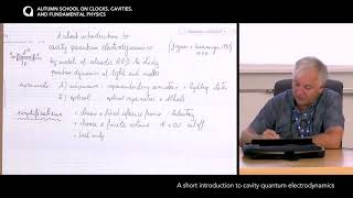 A short introduction to cavity quantum electrodynamics