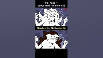 Storyboard vs Animation: me complaining for 15 mins (shot 6)