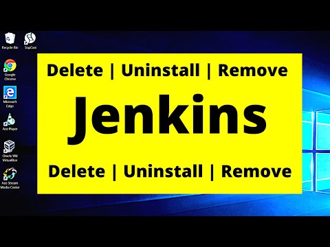 How to Delete Uninstall Remove remove JENKINS on windows 10 | Delete Jenkins | Uninstall Jenkins