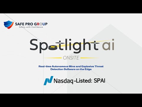 The SpotlightAI(TM) OnSite application is a real-time autonomous mine and explosive threat...