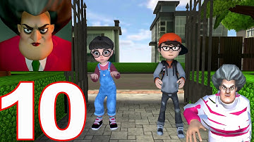 Scary Teacher 3D - Gameplay Walkthrough - Trouble In Paradise - Round 4 (iOS, Android)