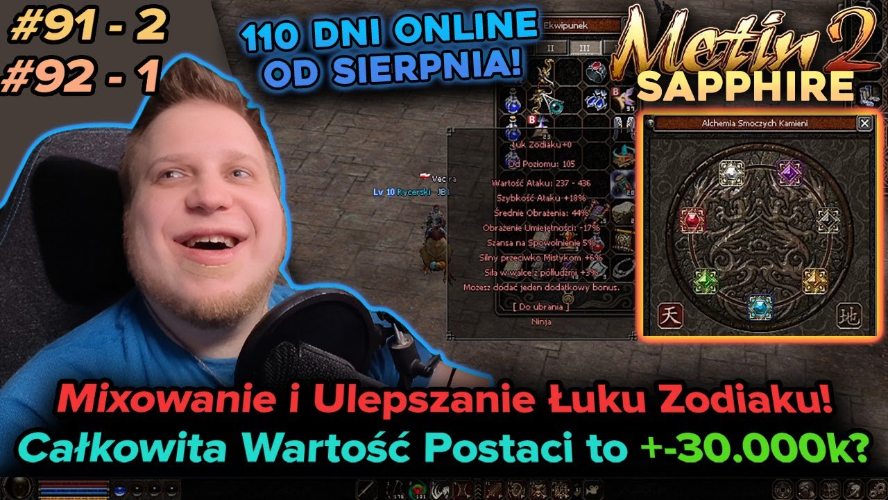 Sabal - Metin2 - Sapphire - Mixowanie i ulepszanie Zodiaku, wartość wszystkich Postaci? - 91/2 92/1
