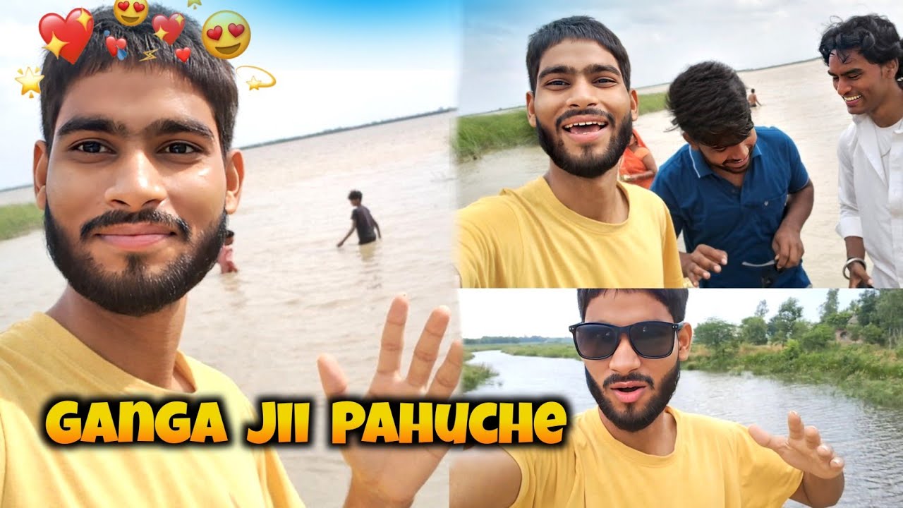 Dosto ke Sath pahuncha Ganga jii 😎...Aur Huyi Full Masti 😂| Mujhe Jaberdasti Nahla Diya 🥲