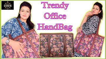 Zouk Bag 👜 Review | Paisley Print Office Bag | Best Ever Women’s Day Gift 🎁