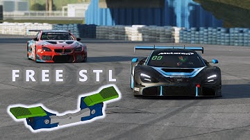 rFactor 2 - Sebring - McLaren 720s GT3 + STL files