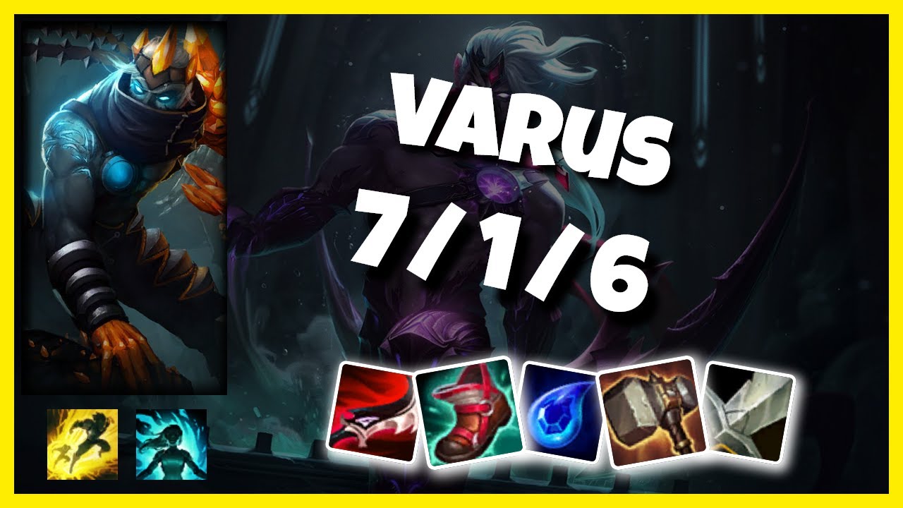 Varus vs Senna KOREAN Challenger BOT (7/1/6) - v11.2