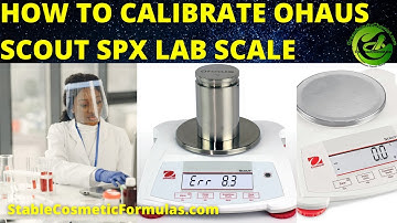How To Calibrate OHAUS Scout SPX 421 Scale (Electronic Balance Lab Scale Setup & Cleaning Tips)
