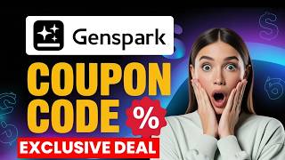 Genspark AI Coupon Code | genspark ai discount code | genspark ai promo code