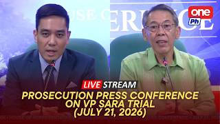LIVE | House Prosecution team holds press conference #VPSaraOnTrial (July 21, 2026)