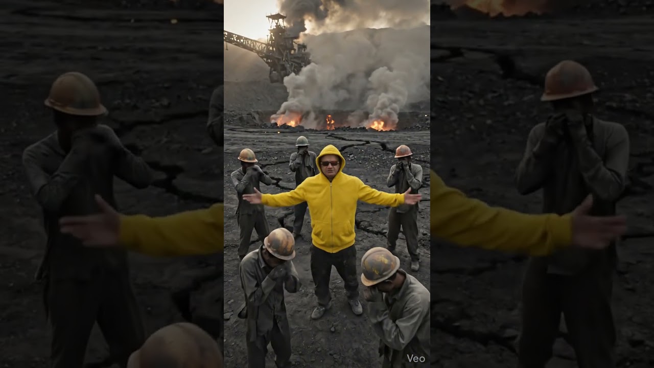 jharia pollution, health issue desperate attempt expressed in song ( ai generated)