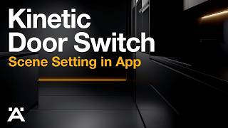 Häfele Lighting Kinetic Door Switch - Scene setting in App