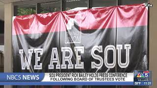 SOU President Rick Bailey discusses the university's next steps