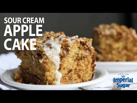 how-to-make-sour-cream-apple-cake