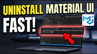 How to uninstall Material UI setup from your frontend app - Beginner Guide