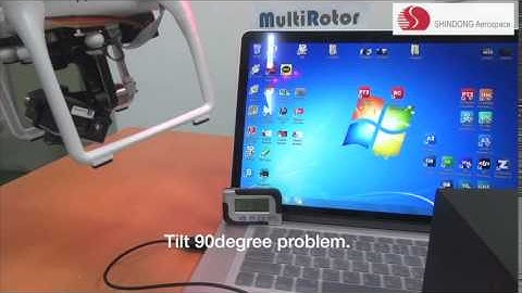 Zenmuse H3-3D 90degree problem solution