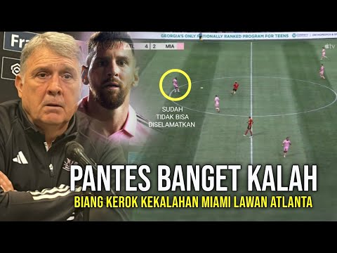 aroma4d x CAKRABOLA - PANTESAN KALAH🔴Inilah Penyebab kekalahan inter Miami vs Atlanta united|| pertama tak terselamatkan
