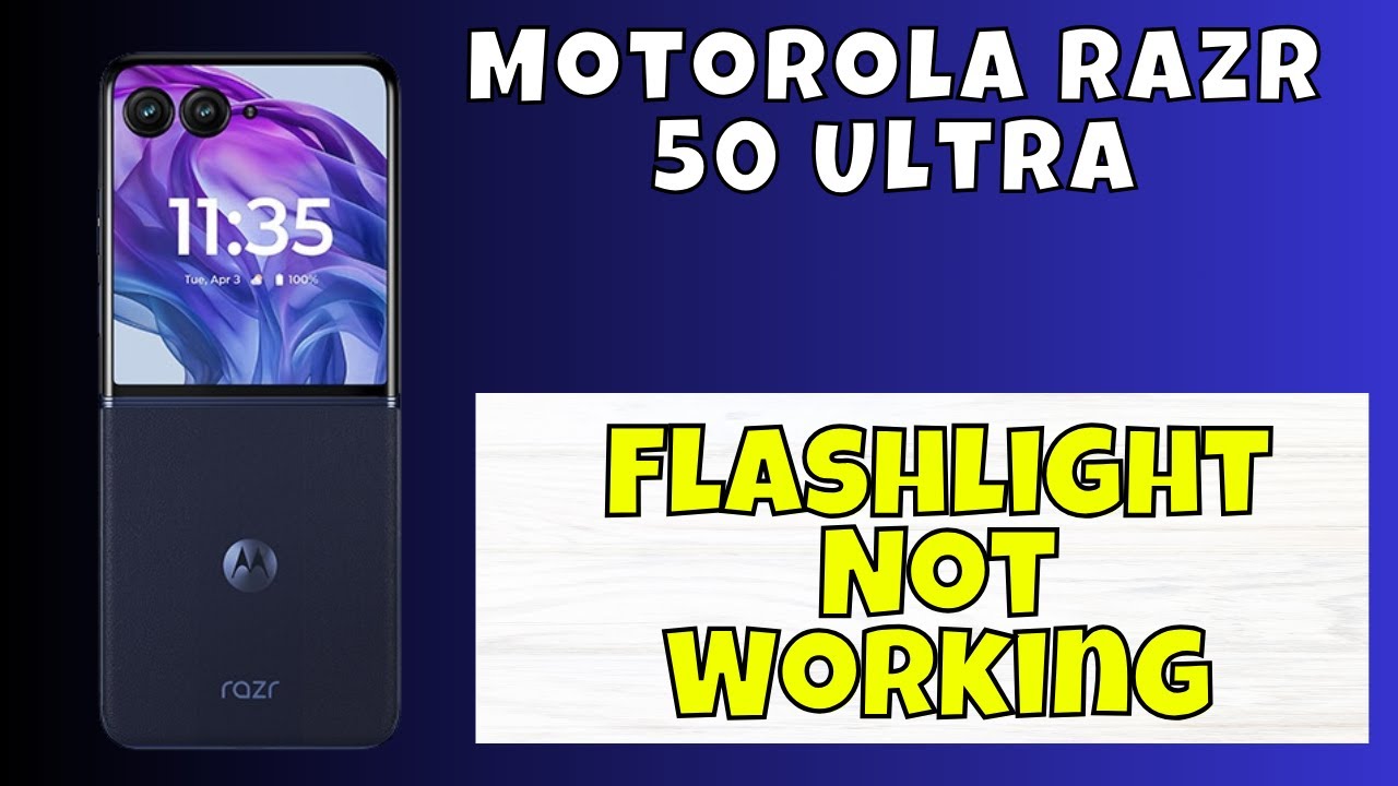 Flashlight Not Working Motorola Razr 50 Ultra #latest - YouTube
