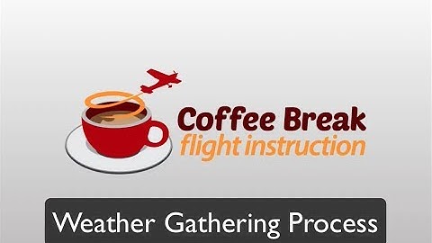 Weather Gathering Process - Coffee Break Flight Instruction by MzeroA
