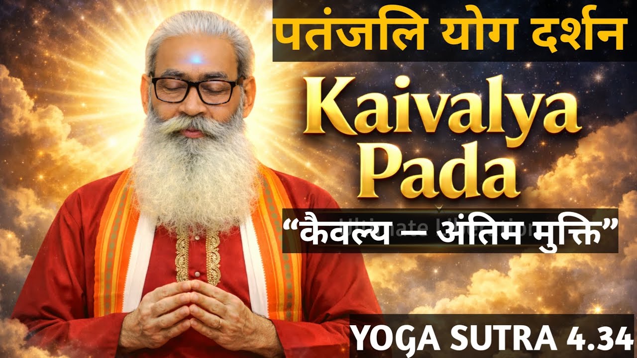 Patanjali Yoga Sutra 4.34 | Kaivalya Final Freedom | कैवल्य अंतिम मुक्ति