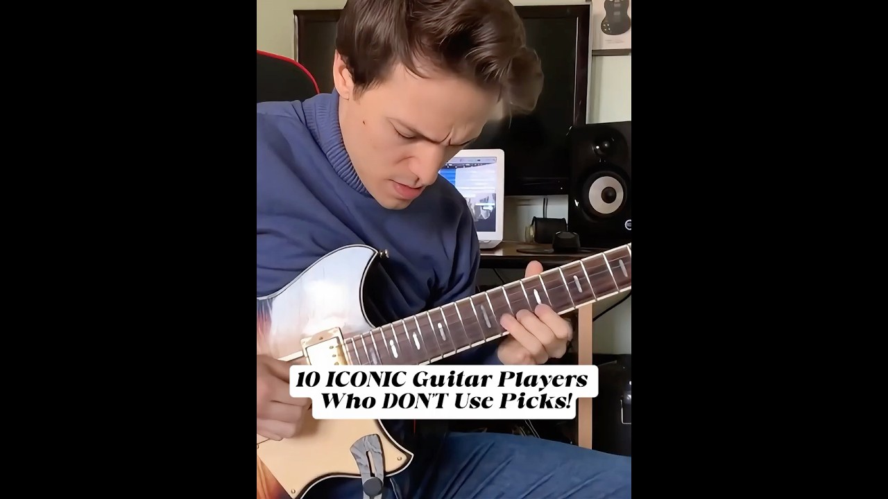 10 ICONIC Guitar Players Who DON'T Use Picks!#shorts #music #musica