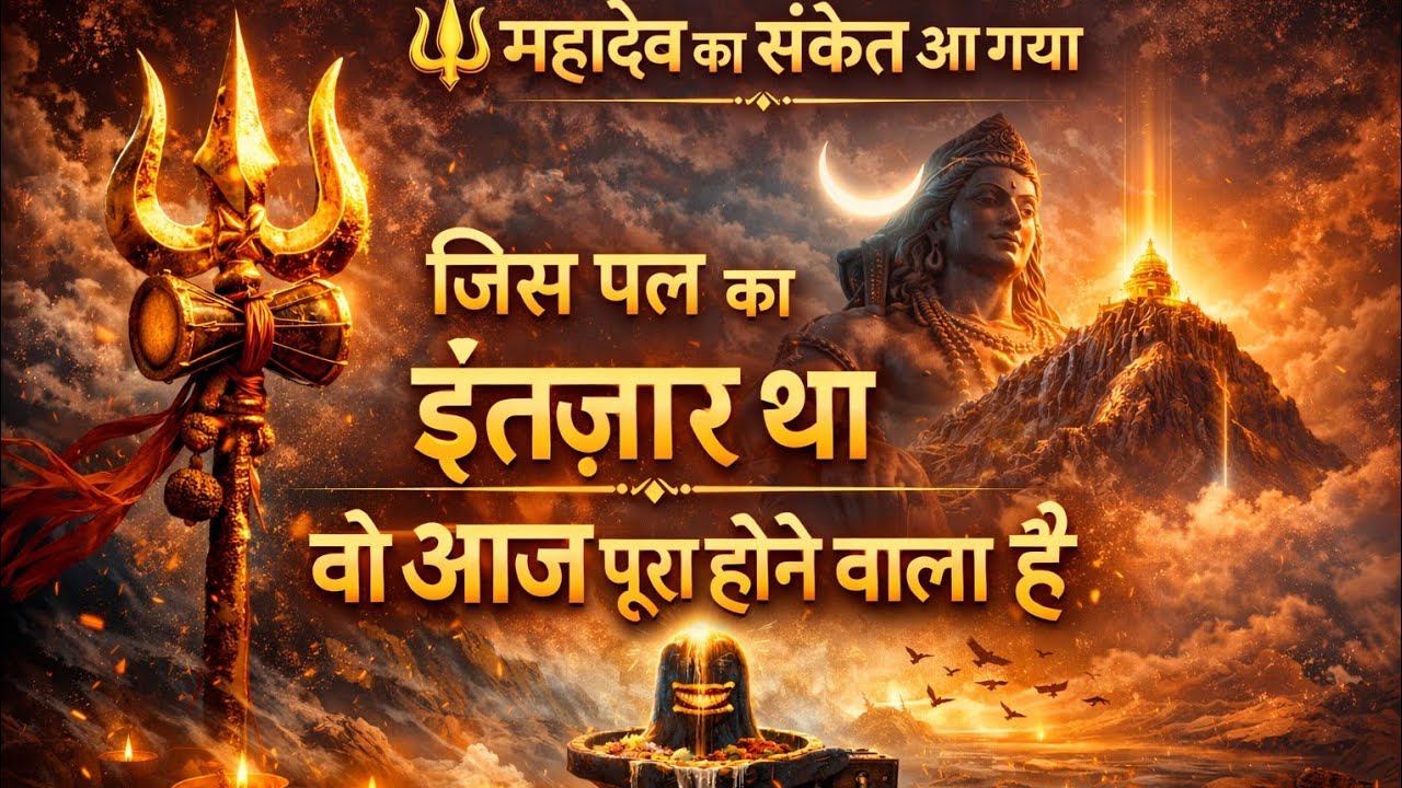 🕉️ महादेव जी का संदेश 🕉️ । Mahadev Ka Sandesh । Shiv Message Today । Shiv Sandesh Today