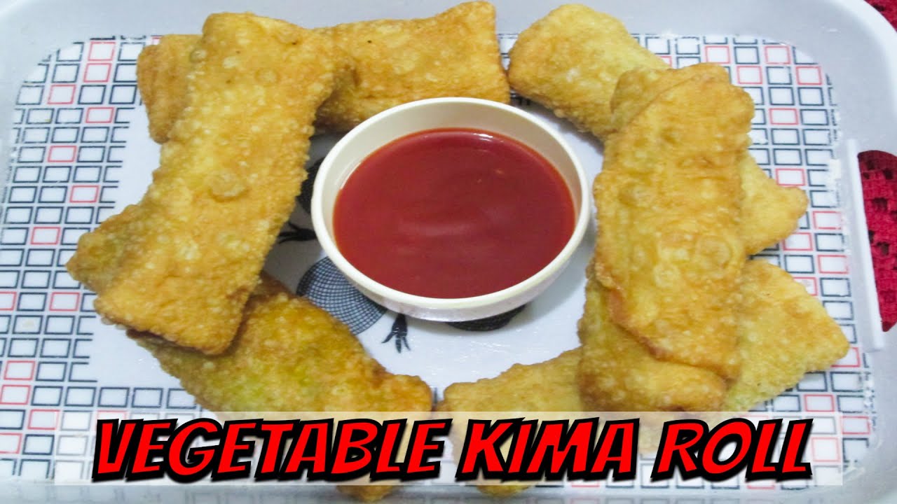 Vegetable Kima Roll | Vegetable Spring Rolls / Chicken Spring Rolls ...