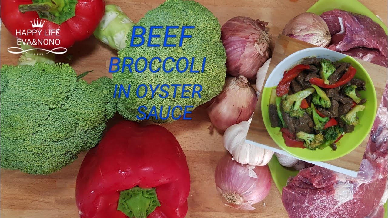 LUTONG PINOY//BEEF BROCCOLI IN OYSTER SAUCE// RED BELL PEPPER//HOW TO