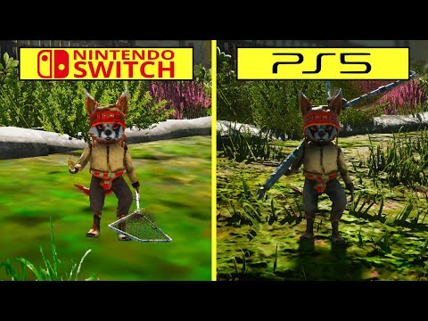 Biomutant: Nintendo Switch vs PS5 Graphics Comparison