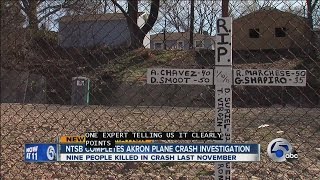 NTSB unseals 1,100 pages in Akron plane crash investigation