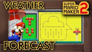 Super Mario Maker 2 - Wiggler's Deadly Weather Forecast