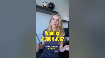 What is a CRON job?! #coderlife #tech